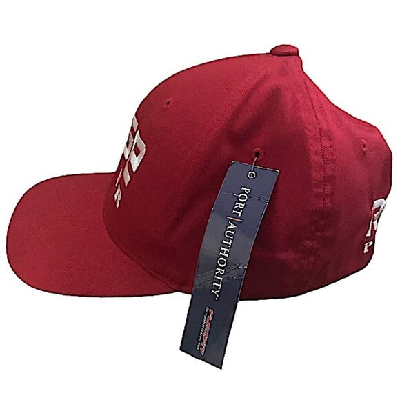 Rise Poker L/XL Red Baseball Hat Cap Sportswear Flexfit - Picture 2 of 6